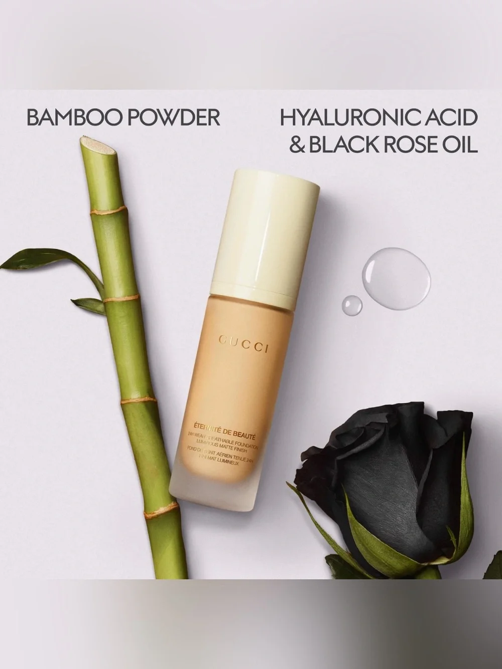 Gucci Éternité de Beauté 24 hour Luminous Matte Foundation — Beige Nude 230w